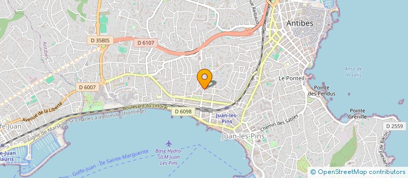 localisation de l'entreprise MADAME SHIREL MASOTTI  ANTIBES