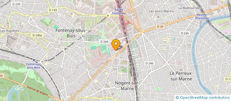 localisation de l'entreprise MADAME SHIREL NAHUM à NOGENT-SUR-MARNE