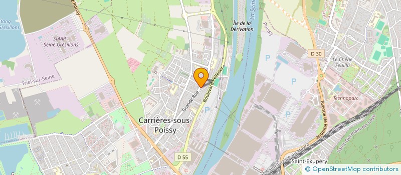 localisation de l'entreprise MADAME SHIRIN MOHSENIAN  CARRIERES-SOUS-POISSY