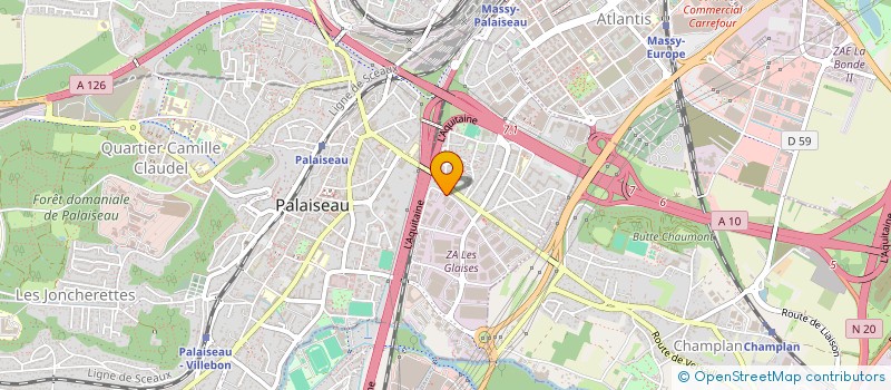 localisation de l'entreprise MADAME SHIRLEY AKO  PALAISEAU