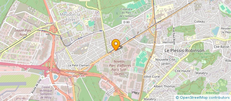 localisation de l'entreprise MADAME SHIRLEY BOURGES à CLAMART