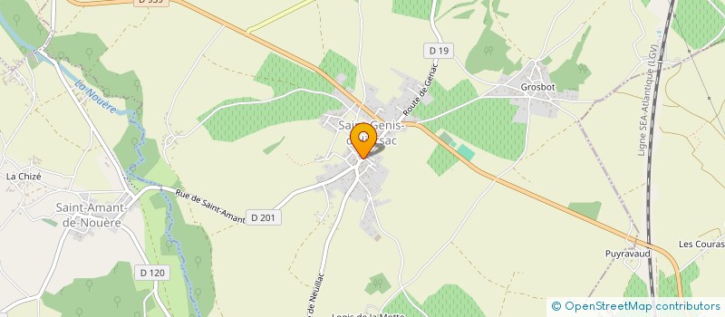 localisation de l'entreprise MADAME SHIRLEY BOVEDES à SAINT-GENIS-D'HIERSAC