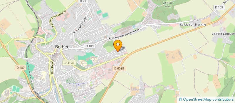 localisation de l'entreprise MADAME SHIRLEY CAILLOU  BOLBEC