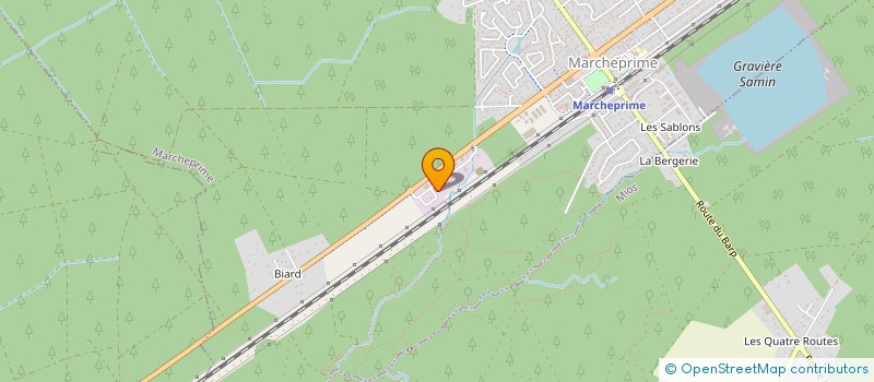 localisation de l'entreprise MADAME SHIRLEY CHEVALLIER  MARCHEPRIME