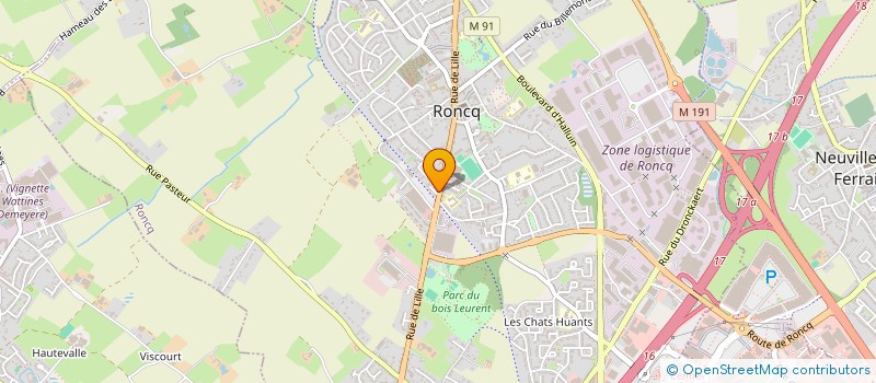 localisation de l'entreprise MADAME SHIRLEY CHUDOBA  RONCQ