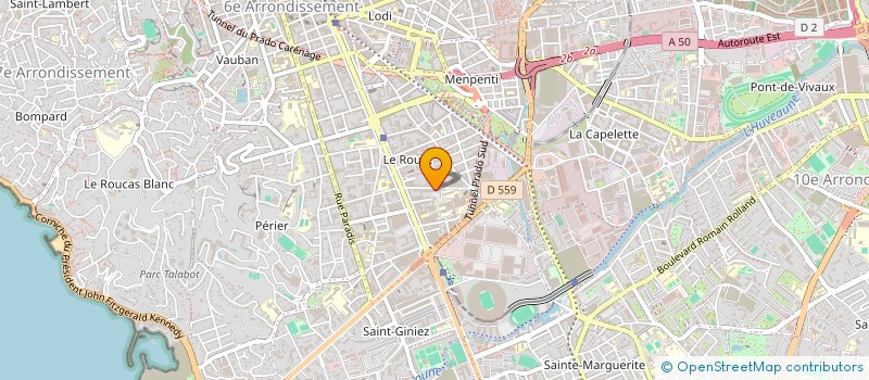 localisation de l'entreprise MADAME SHIRLEY COHEN  MARSEILLE