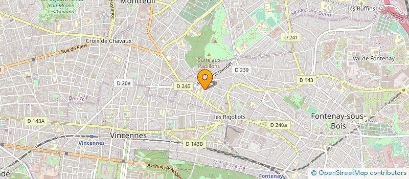 localisation de l'entreprise MADAME SHIRLEY ELBAZ à FONTENAY-SOUS-BOIS