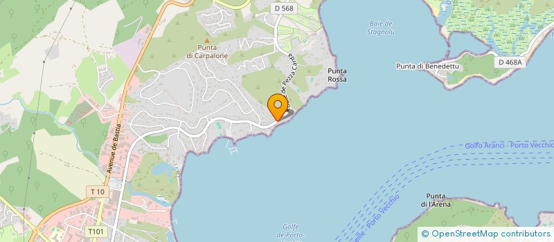 localisation de l'entreprise MADAME SHIRLEY FAURE  PORTO-VECCHIO