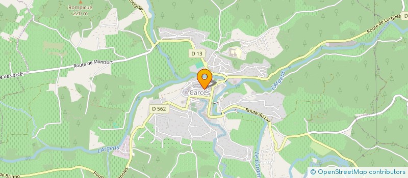 localisation de l'entreprise MADAME SHIRLEY FERRERO  CARCES