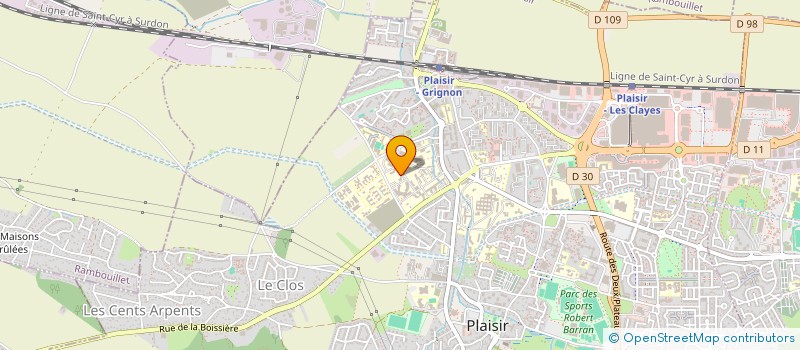 localisation de l'entreprise MADAME SHIRLEY FONTAINE à PLAISIR