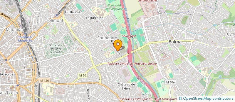 localisation de l'entreprise MADAME SHIRLEY GARITTE  TOULOUSE