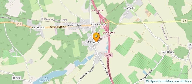 localisation de l'entreprise MADAME SHIRLEY GAUCHER à TRACY SUR LOIRE