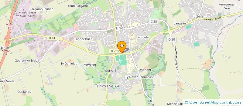 localisation de l'entreprise MADAME SHIRLEY GONSALES  BRIEC