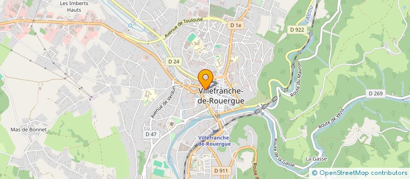 localisation de l'entreprise MADAME SHIRLEY GRAFF  VILLEFRANCHE-DE-ROUERGUE