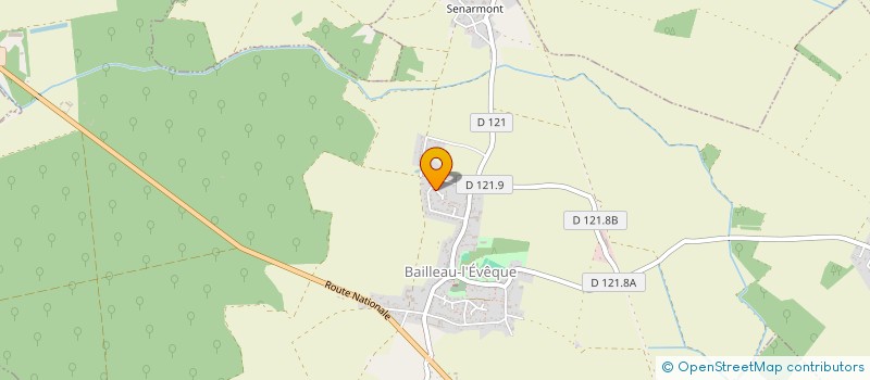 localisation de l'entreprise MADAME SHIRLEY LAINE  BAILLEAU-L'EVEQUE