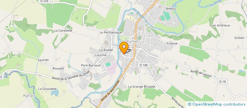 localisation de l'entreprise MADAME SHIRLEY LE VOIR  EYMET