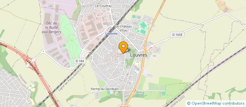 localisation de l'entreprise MADAME SHIRLEY M'ZE -- EVE  LOUVRES