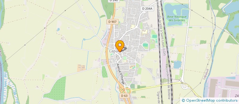 localisation de l'entreprise MADAME SHIRLEY MARIN  LAPALUD