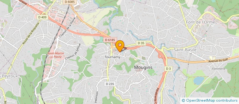 localisation de l'entreprise MADAME SHIRLEY MARTINEZ  MOUGINS