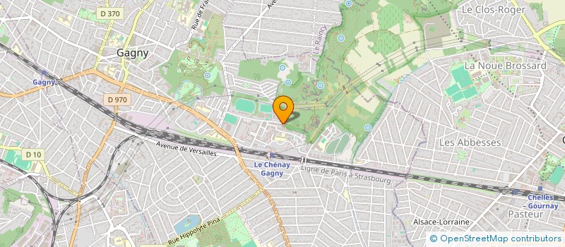 localisation de l'entreprise MADAME SHIRLEY MENOU  GAGNY