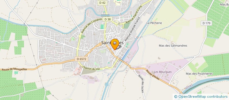 localisation de l'entreprise MADAME SHIRLEY OLIVIER  SAINT-GILLES