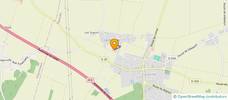 localisation de l'entreprise MADAME SHIRLEY PEETERS à EGREVILLE
