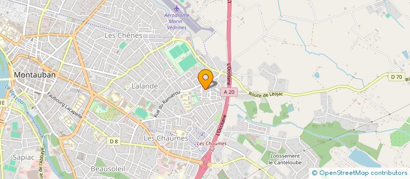 localisation de l'entreprise MADAME SHIRLEY RICHARD DEWES  MONTAUBAN