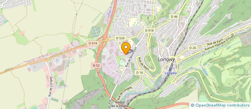 localisation de l'entreprise MADAME SHIRLEY SCHWEITZER à LONGWY