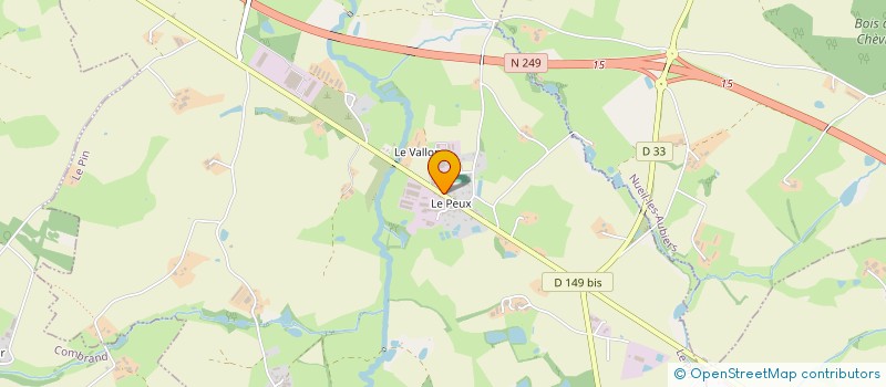 localisation de l'entreprise MADAME SHIRLEY TEXEIRA à LE PIN