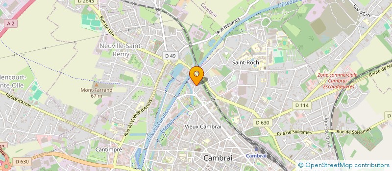 localisation de l'entreprise MADAME SHIRLEY VASSEUR à CAMBRAI