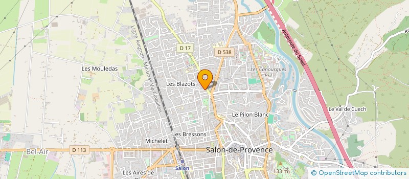 localisation de l'entreprise MADAME SHIRON WILLIAMS  SALON-DE-PROVENCE