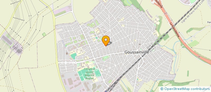 localisation de l'entreprise MADAME SHITALBEN PATEL  GOUSSAINVILLE