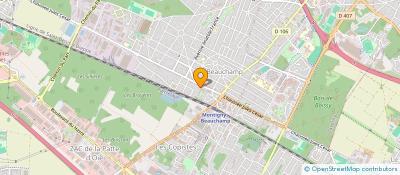 localisation de l'entreprise MADAME SHIVANI SAVUNTHARARAJAN  BEAUCHAMP