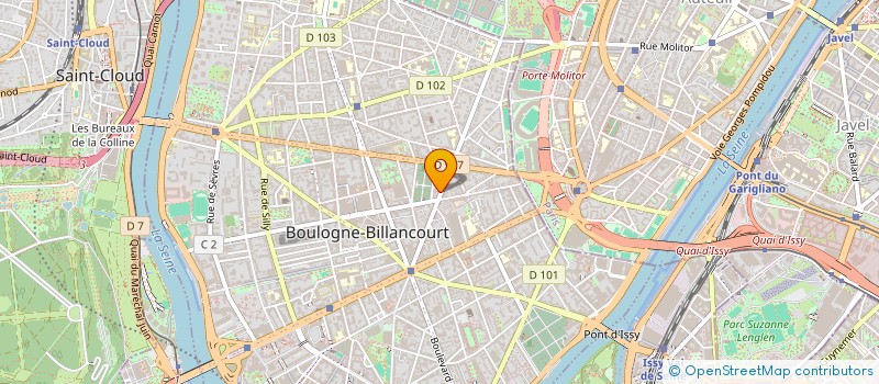 localisation de l'entreprise MADAME SHIYU DAI  BOULOGNE-BILLANCOURT
