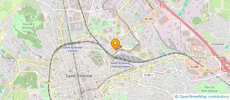 localisation de l'entreprise MADAME SHKENDIE OSMANI  SAINT-ETIENNE