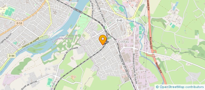 localisation de l'entreprise MADAME SHONA ASSUNCAO  LE COTEAU