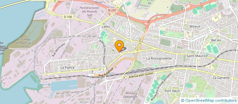 localisation de l'entreprise MADAME SHONA JOSSE  LA ROCHELLE