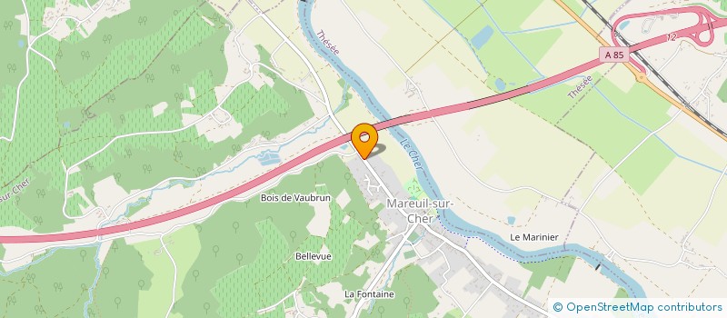 localisation de l'entreprise MADAME SHONA PERIN  MAREUIL-SUR-CHER