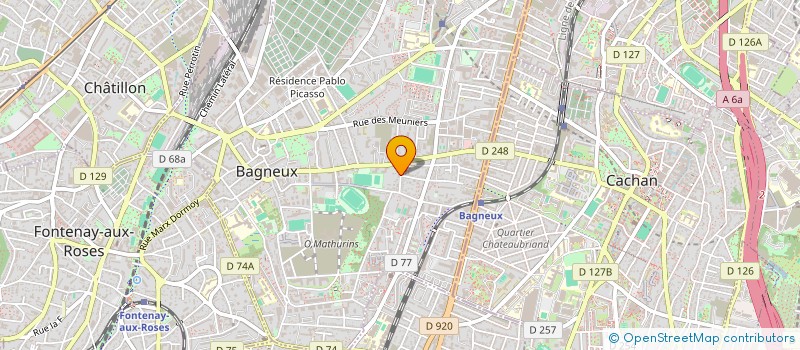 localisation de l'entreprise MADAME SHORENA IAKHSHIZADE  BAGNEUX
