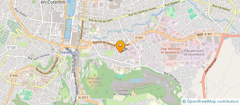 localisation de l'entreprise MADAME SHORIK ABRAHMIAN  CHERBOURG-EN-COTENTIN