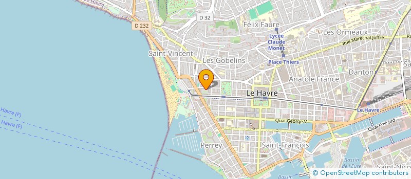 localisation de l'entreprise MADAME SHOSHANA KABALO  LE HAVRE