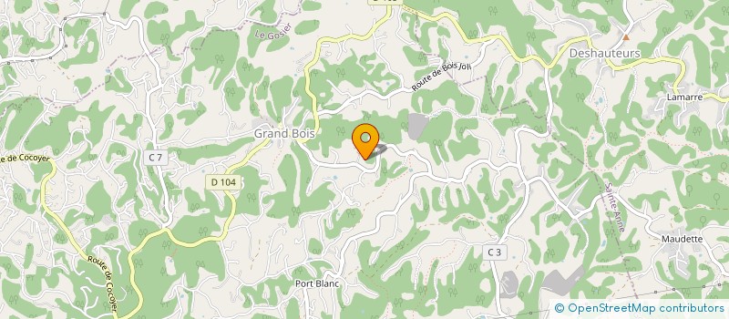 localisation de l'entreprise MADAME SHOUSMY SAINT-LOUIS  LE GOSIER