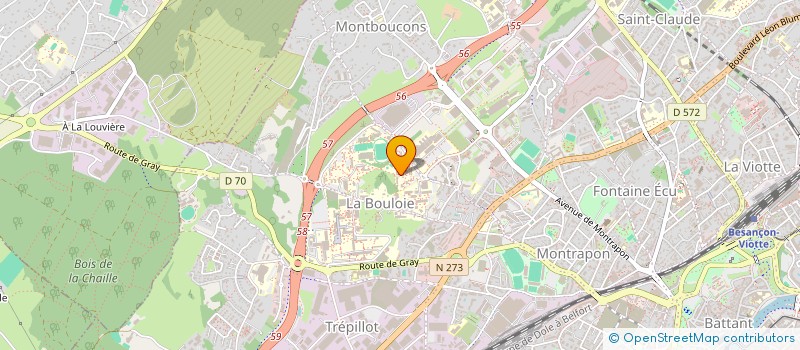 localisation de l'entreprise MADAME SHQIPE AGUSHI à BESANCON