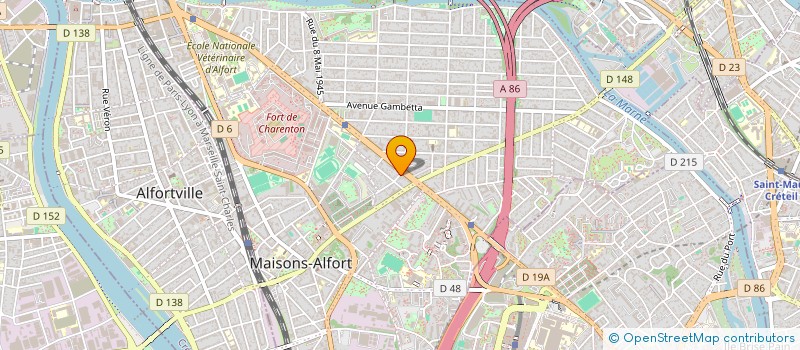 localisation de l'entreprise MADAME SHUANG LUO à MAISONS-ALFORT