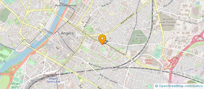 localisation de l'entreprise MADAME SHUANGFENG LUO à ANGERS