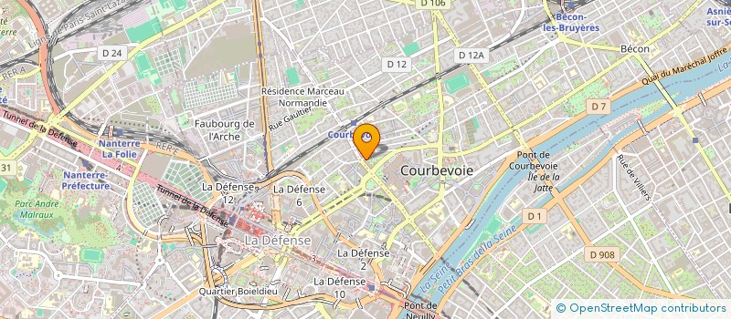 localisation de l'entreprise MADAME SHUCHUN ZHU à COURBEVOIE