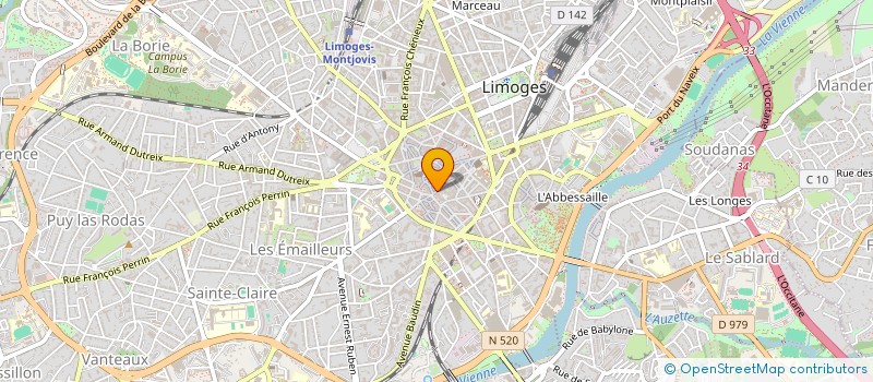 localisation de l'entreprise MADAME SHUFANG LU à LIMOGES
