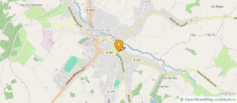 localisation de l'entreprise MADAME SHUNLY STEIGER  MIRAMONT-DE-GUYENNE