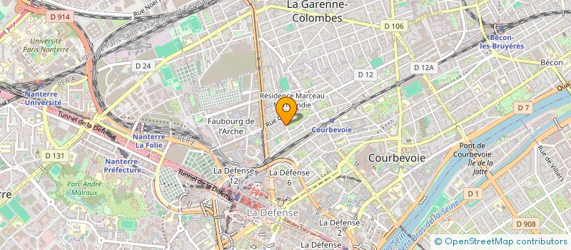 localisation de l'entreprise MADAME SHUO WANG  COURBEVOIE