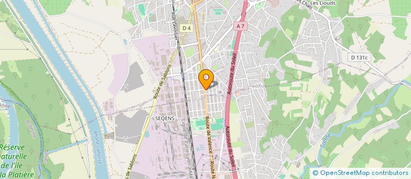 localisation de l'entreprise MADAME SHUPING WANG  ROUSSILLON